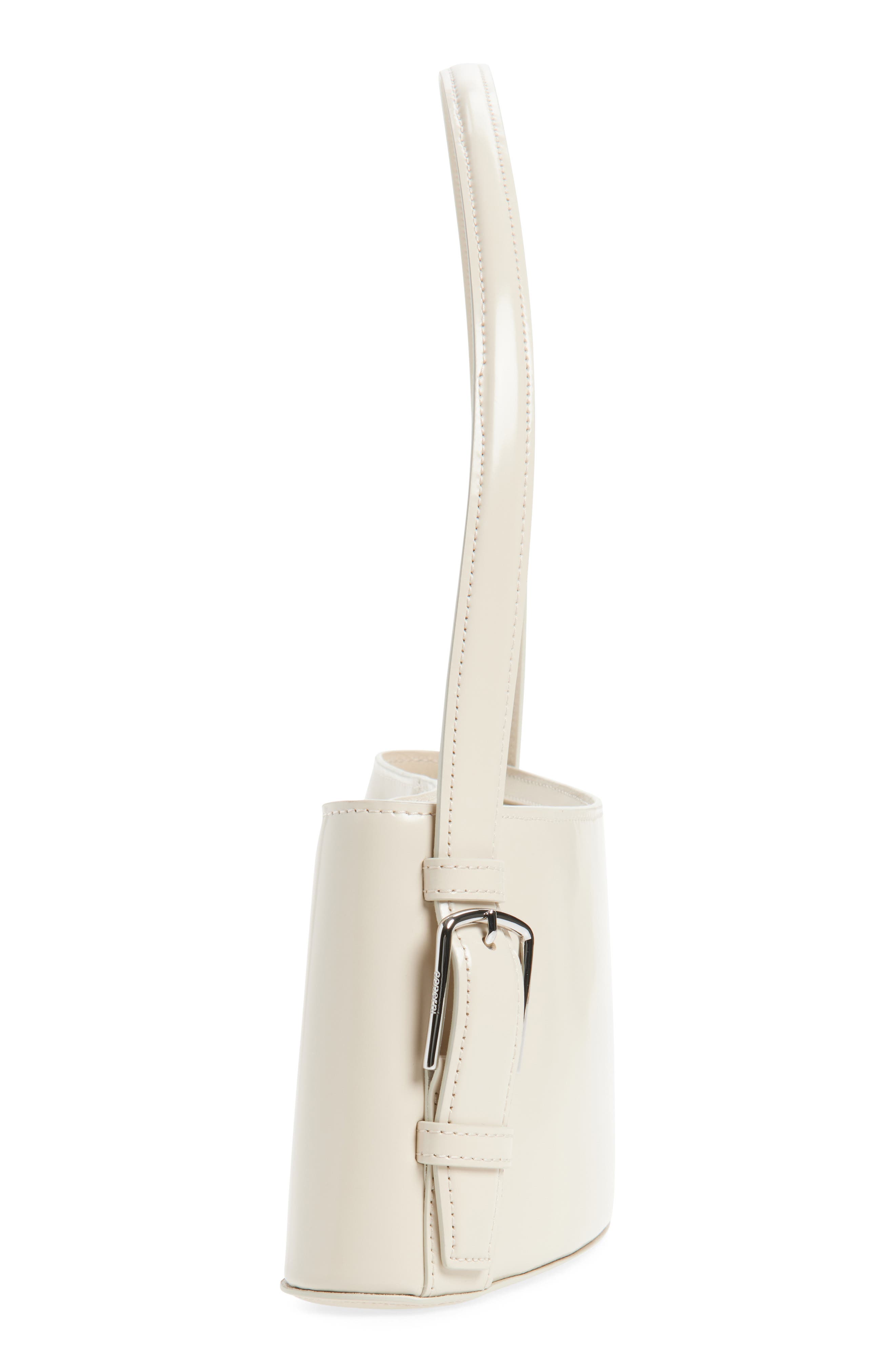 Coperni Ergonomic Leather East/West Shoulder Bag, Alternate, color, Beige Bei