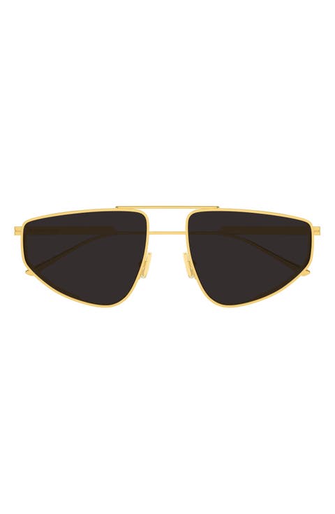 BV1466S 64mm Geometric Aviator Sunglasses