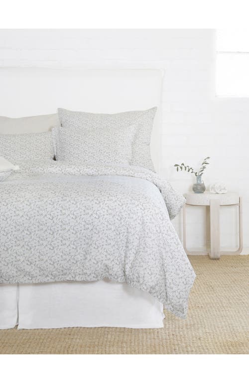 Pom Pom At Home June Cotton Duvet In Ocean/grey