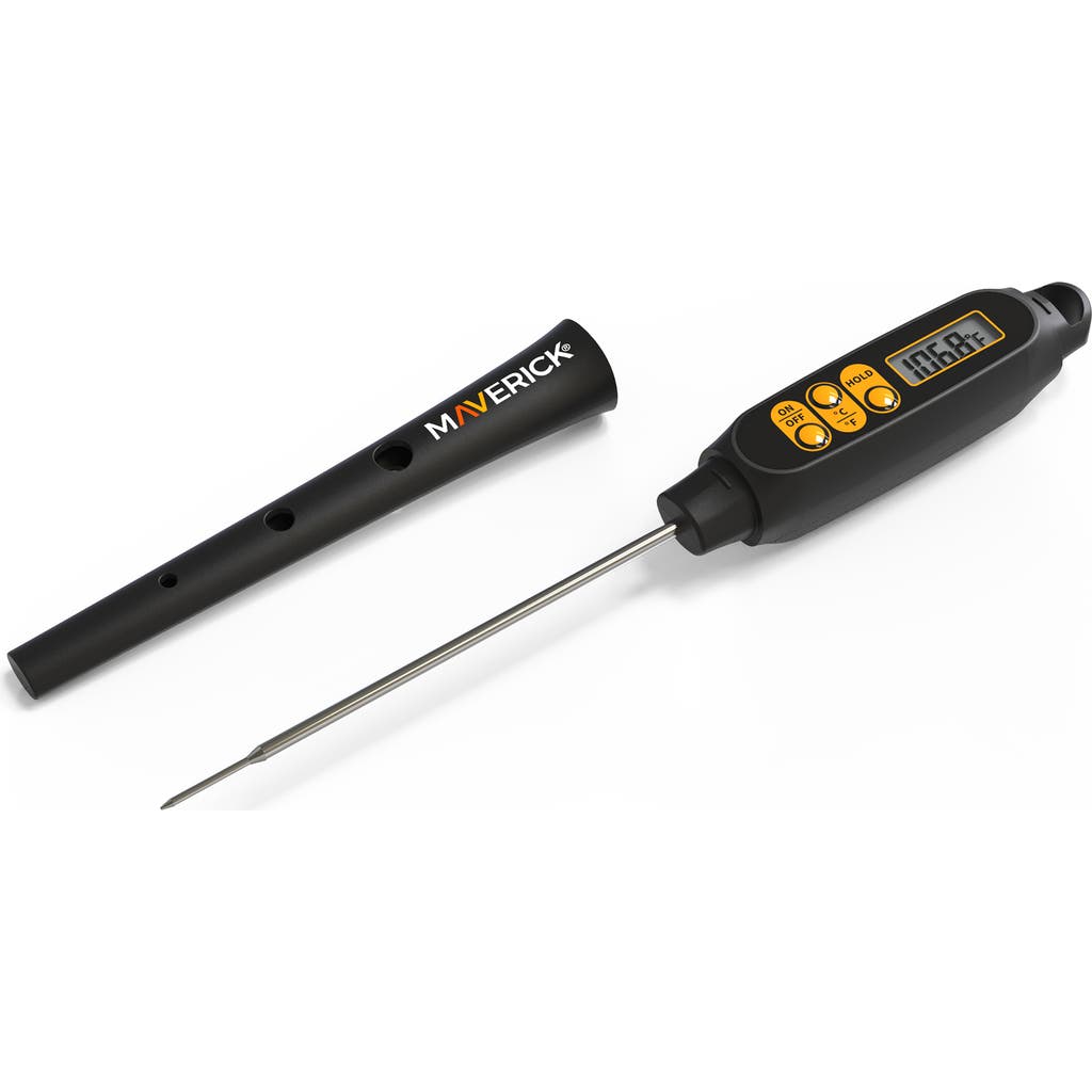 Maverick Digital Long Stem Instant Read Thermometer In Black