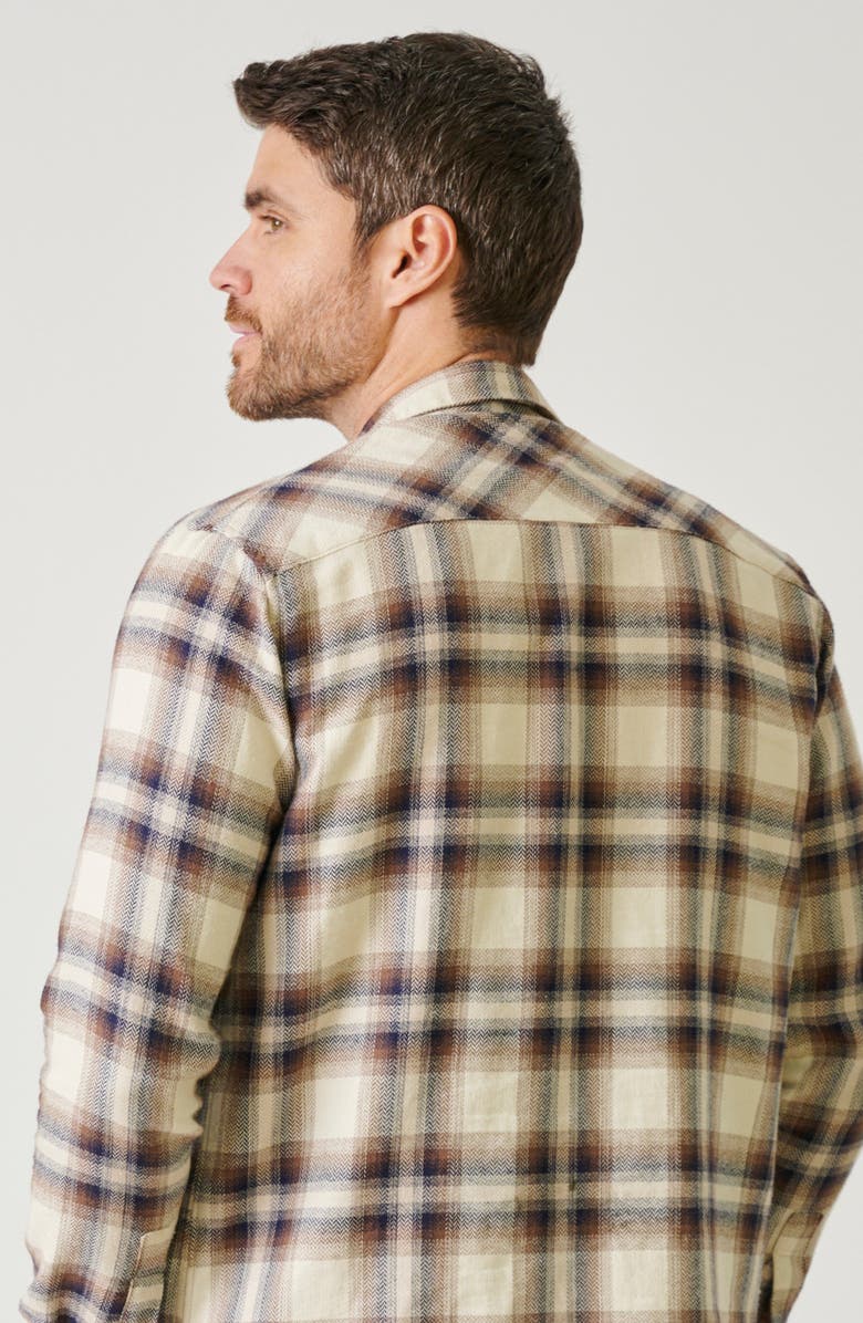 LEISURE LAB Wolf Flannel Button Up, Alternate, color, Coyote