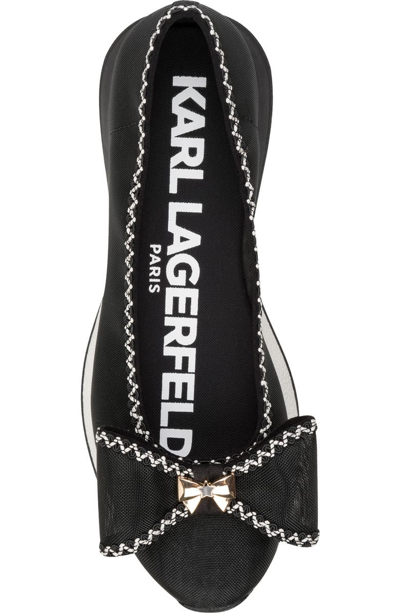 KARL LAGERFELD PARIS Macklin Ballet Flat, Alternate, color, Black