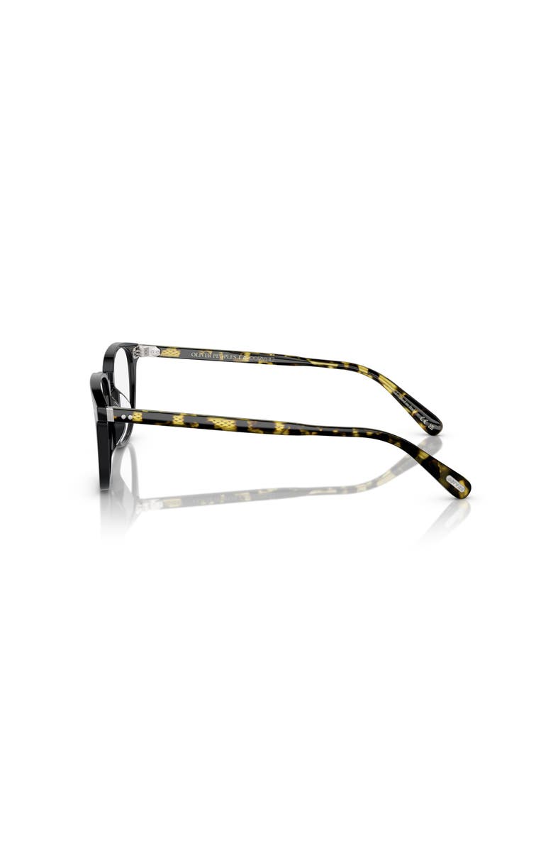 Oliver Peoples 48mm Rectangle optical glasses, Alternate, color, Black