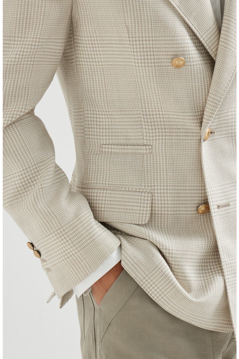 Prince of Wales deconstructed blazer, Alternate, color, Yuta
