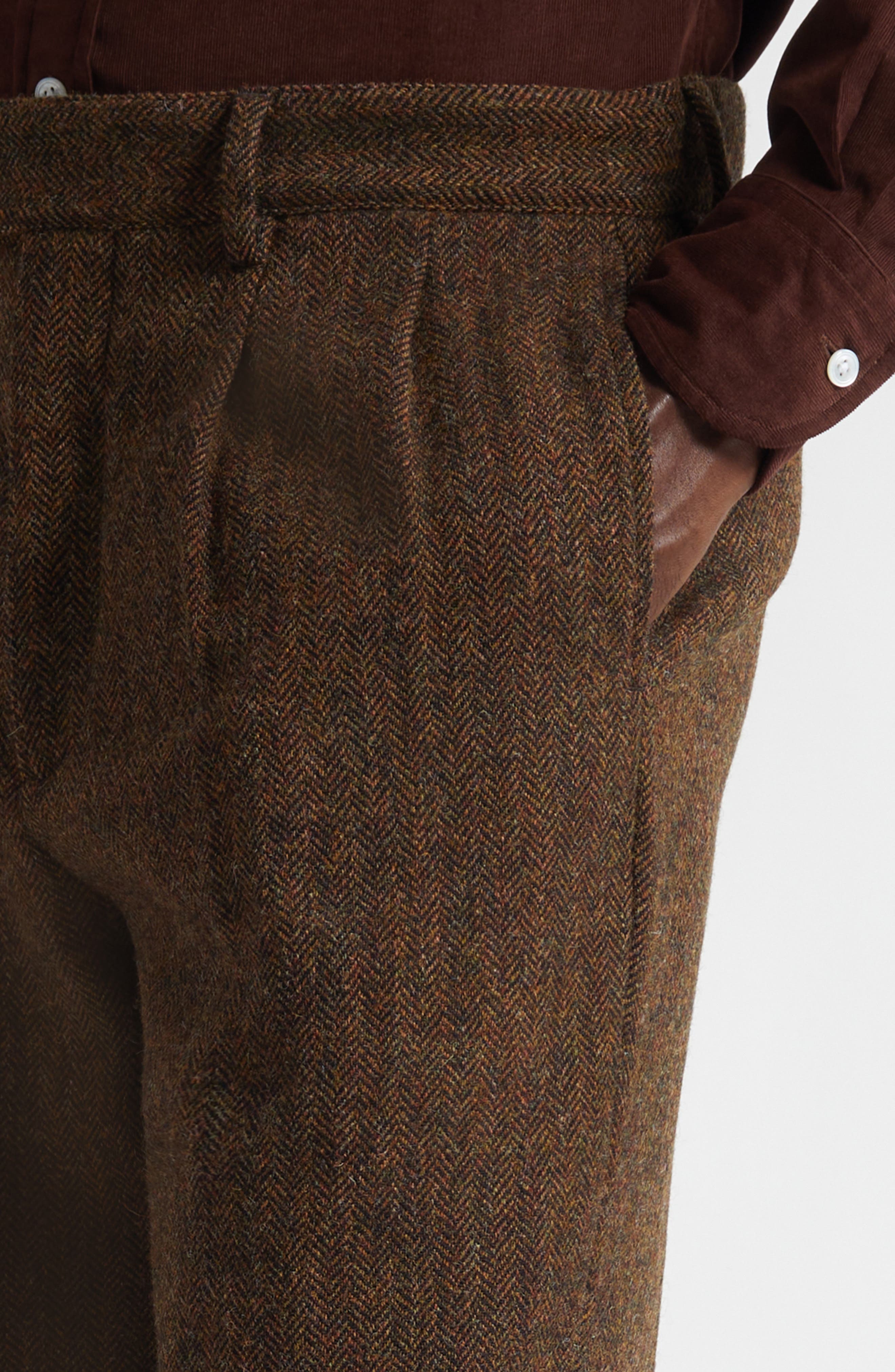 mens brown herringbone dress pants product info and reviews Herringbone Brigade Pant | Army