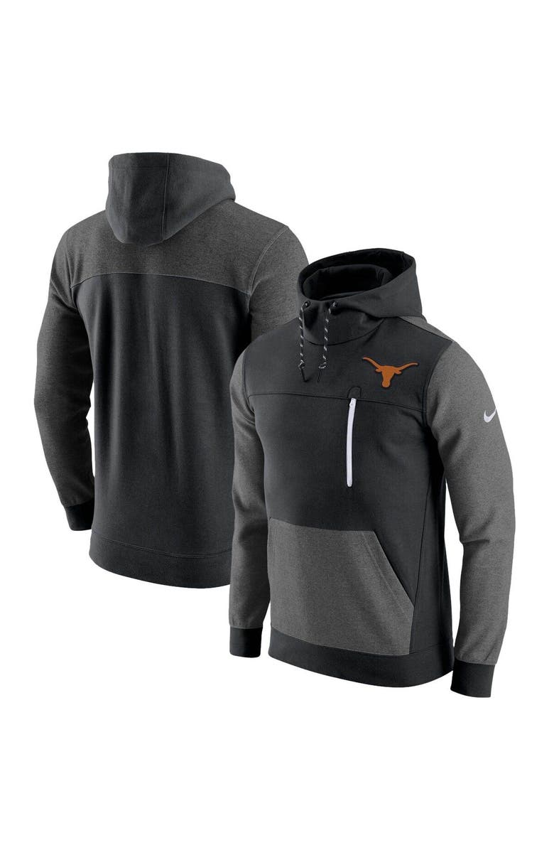 Nike Men's Nike Black Texas Longhorns AV-15 2.0 Slim Fit Pullover Hoodie, Main, color,