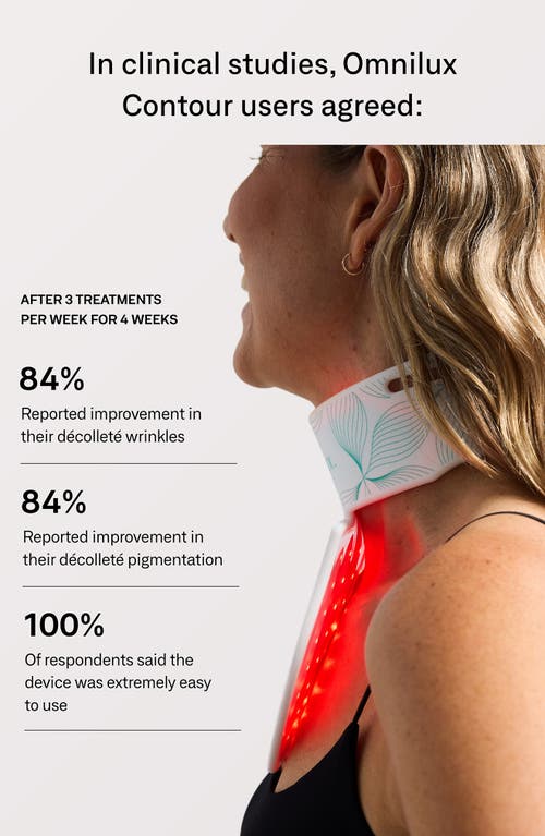Omnilux Contour Neck & Décolleté Led Device In Transparent