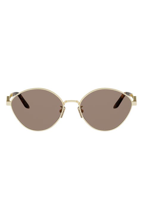 FF Diamonds 55mm Round Sunglasses