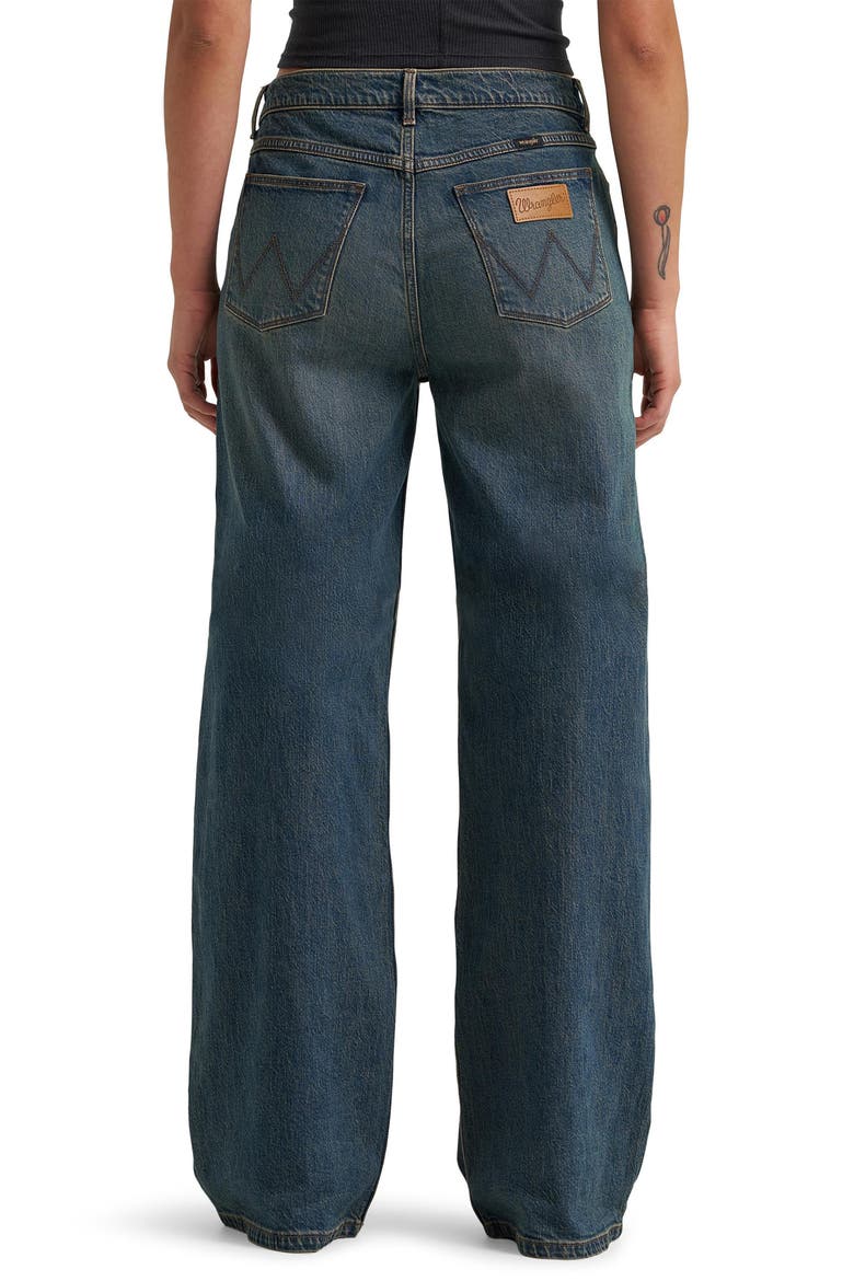 Low Rise Baggy Wide Leg Jeans, Alternate, color, BUTTERFLY