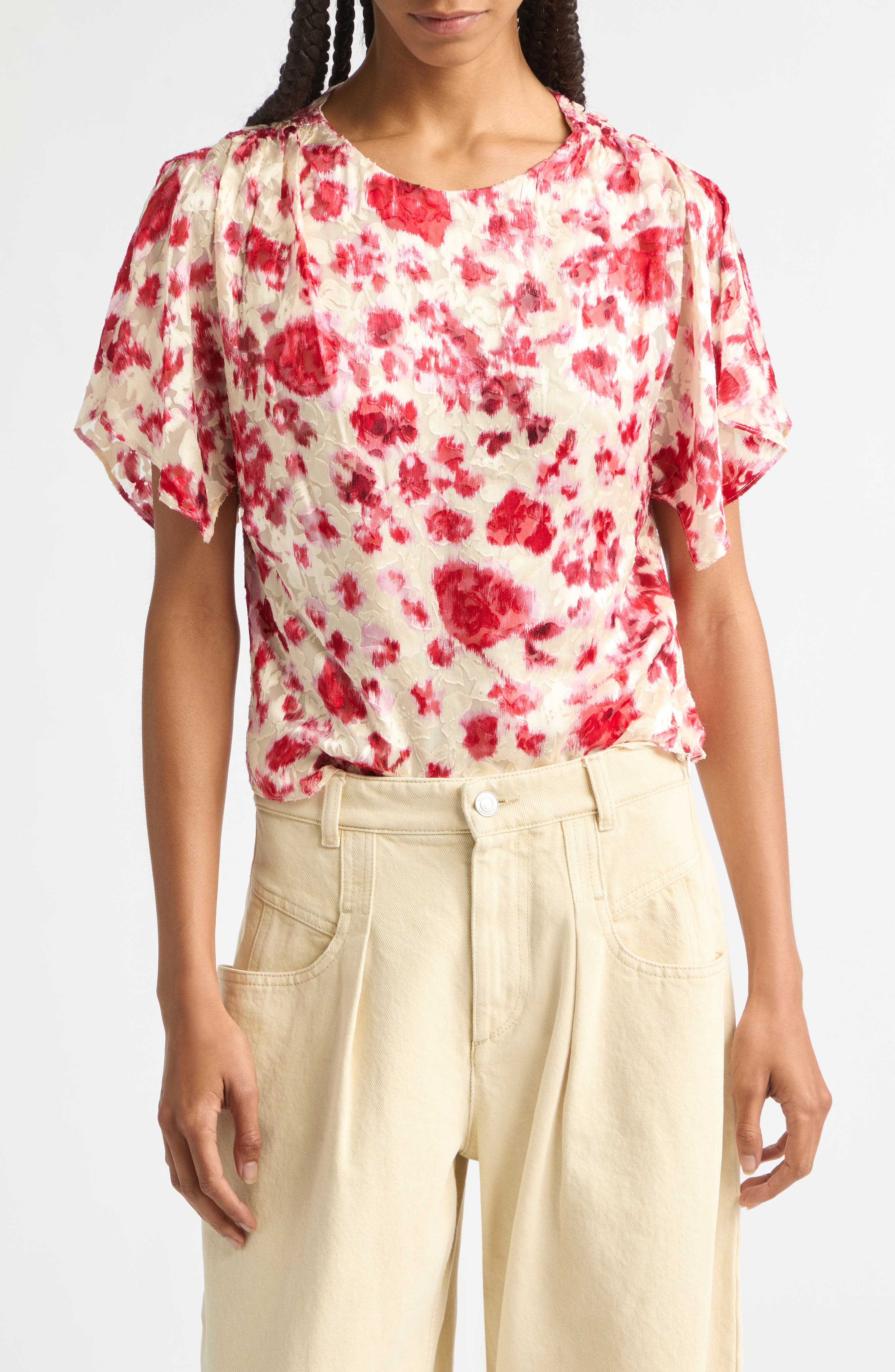 selected ECRU/ PINK