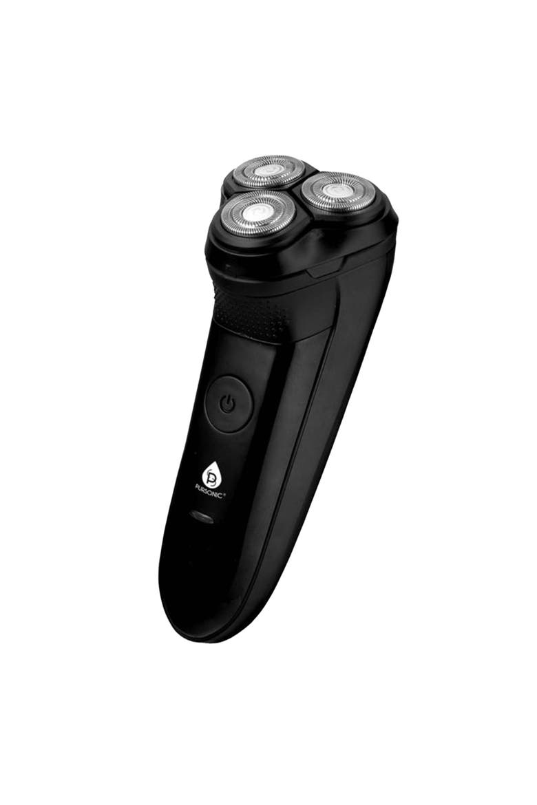 Mario Lopez Men's Rechargeable Electric Shaver, Main, color, Black