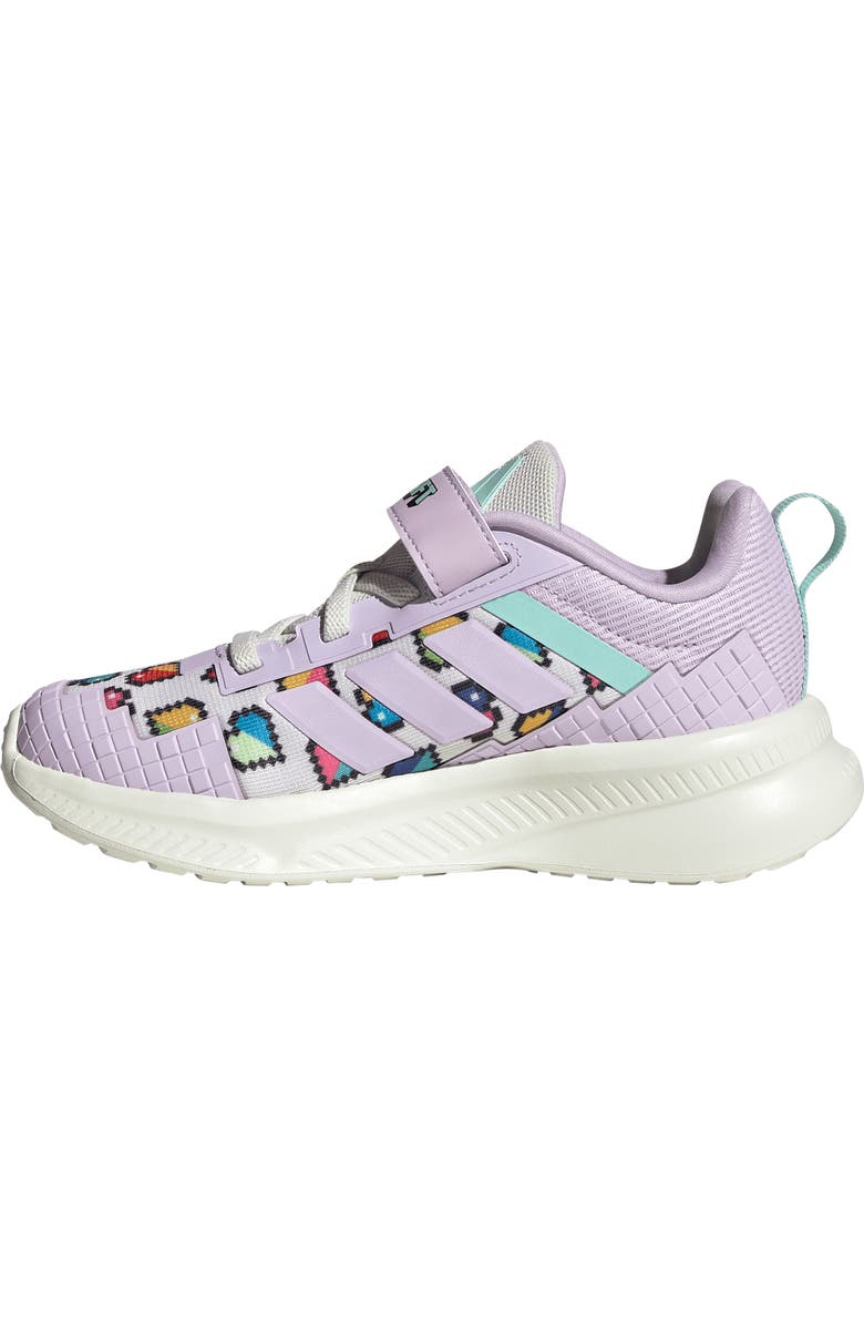 adidas x Minecraft<sup>®</sup> Kids' Fortarun 4.0 Sneaker, Alternate, color, Lavender/ Ice