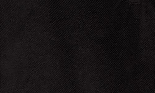 Honor The Gift Brushed Corduroy Quarter Zip Pullover In Black