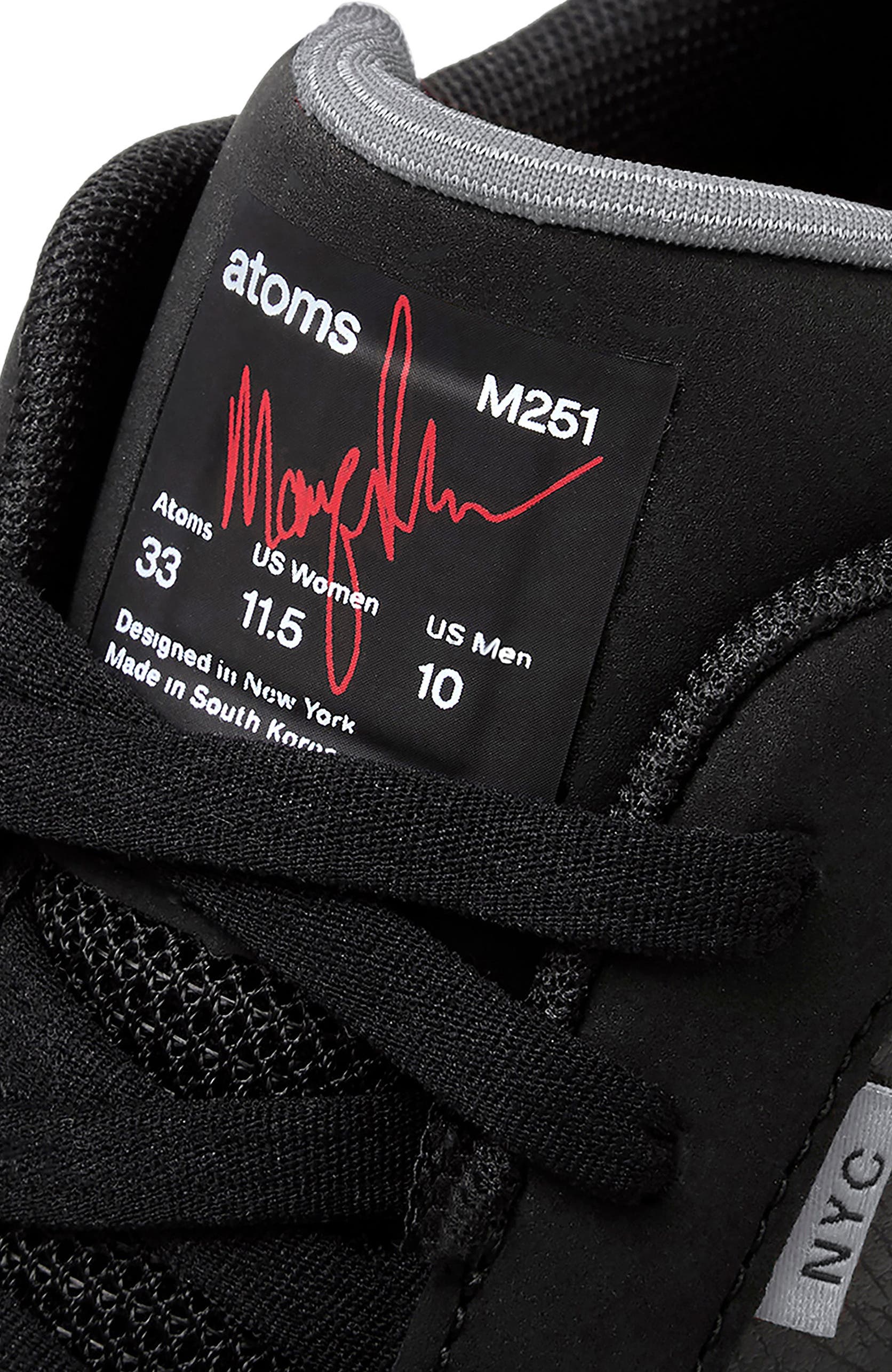 Atoms Model 251 Low Top Sneakers, Alternate, color, Gray & Black