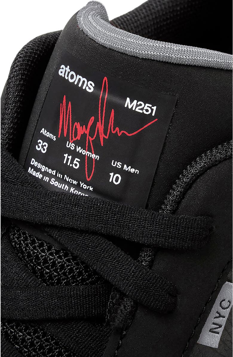 Atoms Model 251 Low Top Sneakers, Alternate, color, Gray & Black