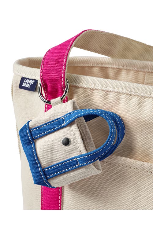 Lands' End Mini Canvas Tote Charm In Blue
