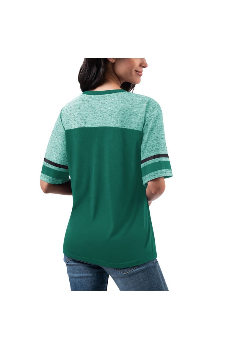 Women's G-III 4Her by Carl Banks Green New York Jets Track T-Shirt, Alternate, color, Green