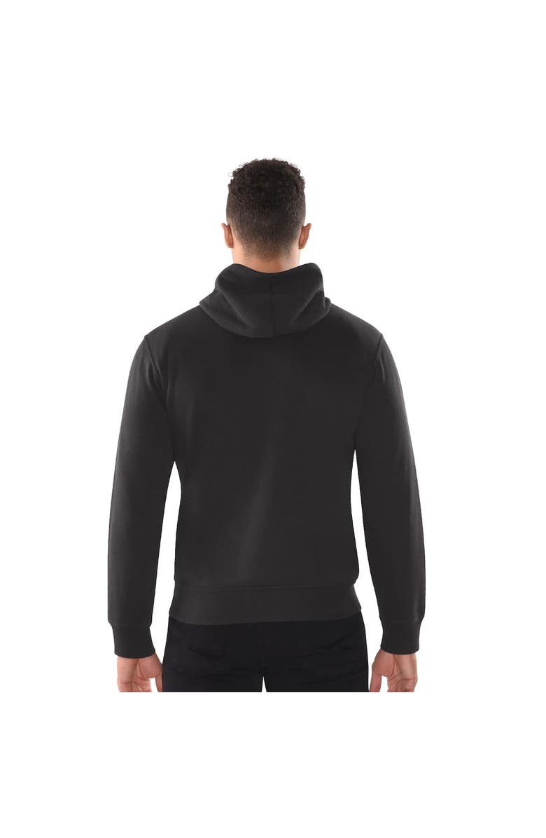 STARTER Men's Starter  Black San Francisco Giants Classic Distressed Full-Zip Hoodie, Alternate, color, Black