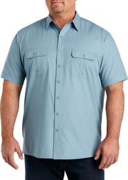 Harbor Bay by DXL Big & Tall Co-Pilot Sport Shirt