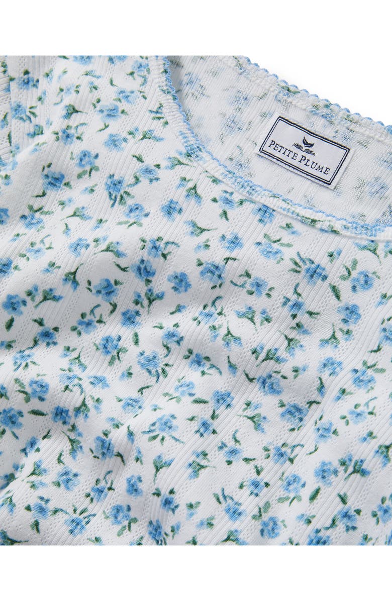 Petite Plume Pima Cotton Pointelle Sleep T-Shirt, Alternate, color, 