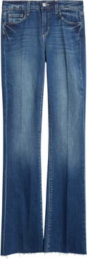 L'AGENCE Sneeki Raw Hem Straight Leg Jeans