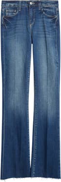 L'AGENCE Sneeki Raw Hem Straight Leg Jeans