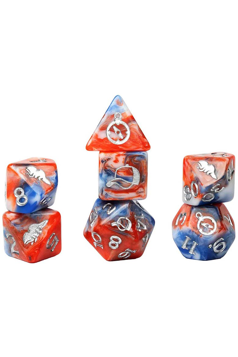 Adventure Dice 7 Piece RPG Set, Alternate, color, Multicolored