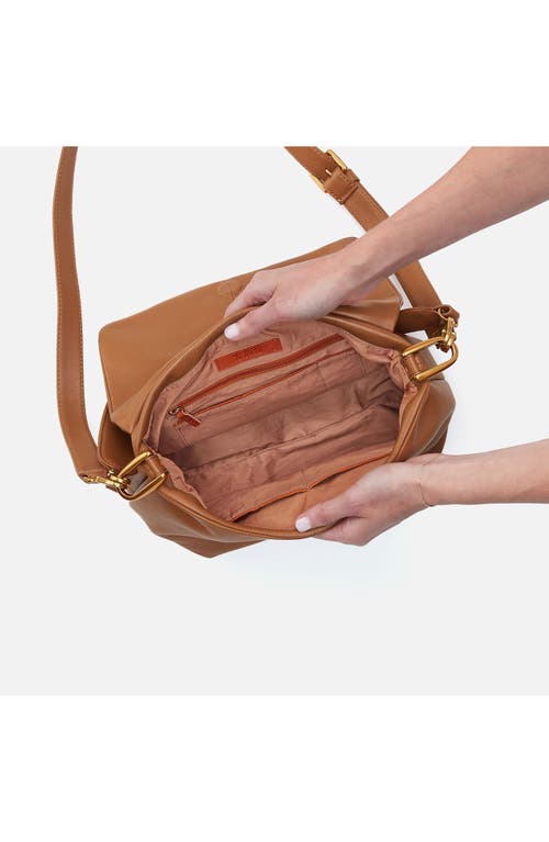 Hobo Harley Leather Shoulder Bag In Warm Honey