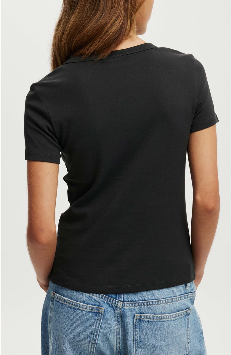 Cotton On Women's Fitted Lcn Graphic Longline Tee, Alternate, color, 