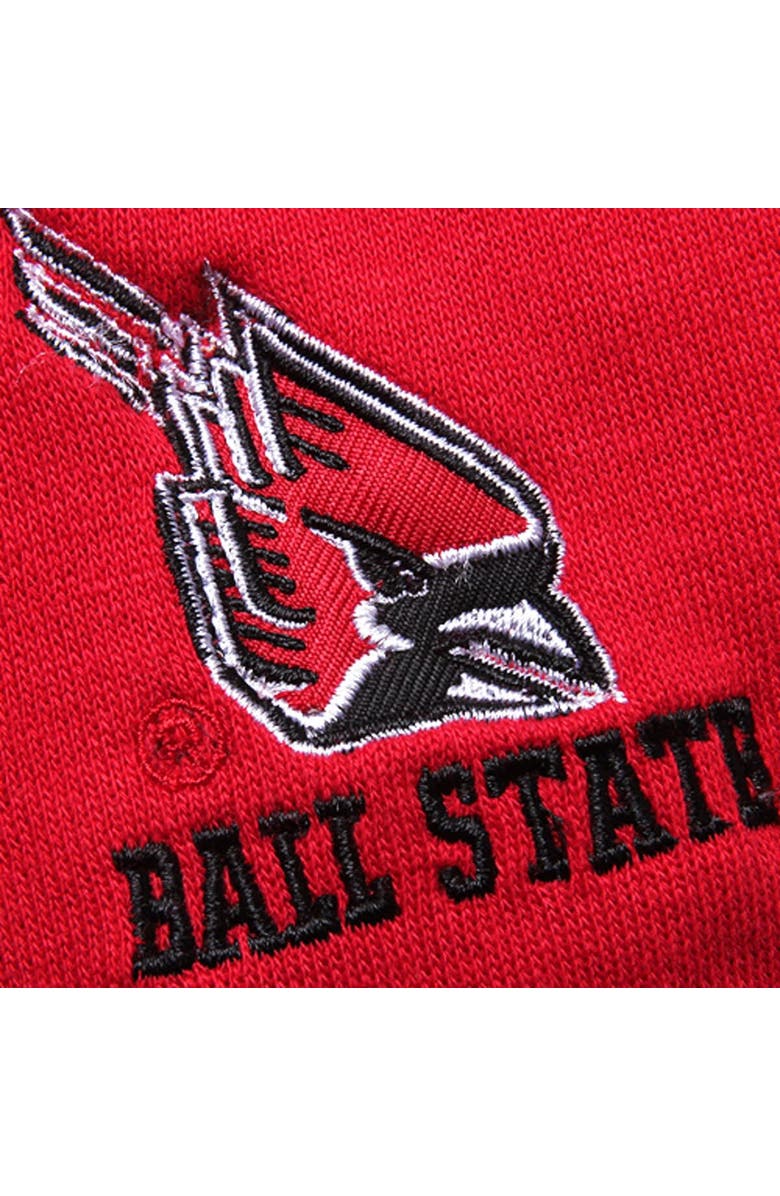 COLOSSEUM Women's Stadium Athletic Cardinal Ball State Cardinals Arched Name Full-Zip Hoodie, Alternate, color, Cardinal