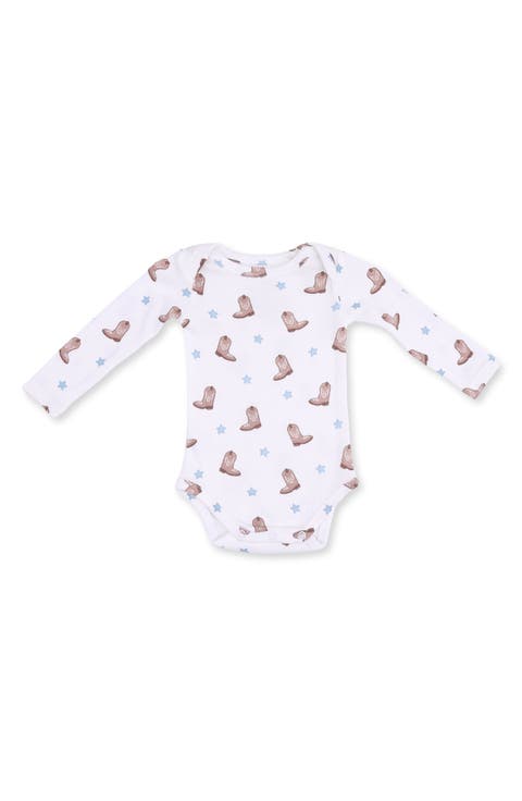 Mini Cowboy Boots Long Sleeve Bodysuit