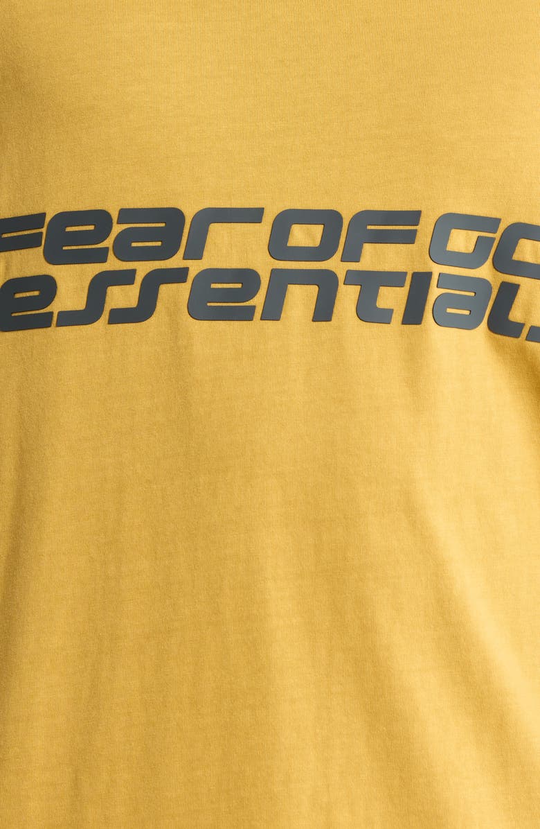Fear of God Essentials '90s Long Sleeve Logo Graphic T-Shirt, Alternate, color, Canyon