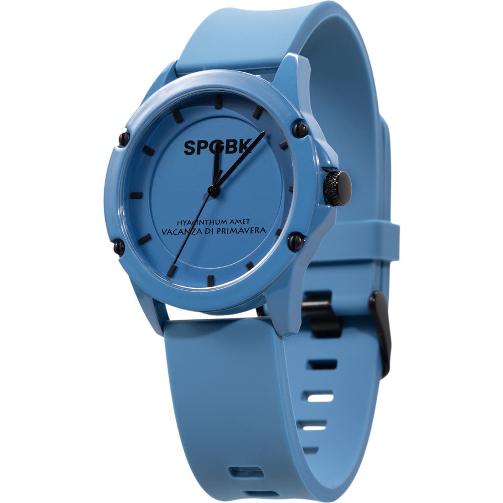 SPGBK Watches Westover Silicone Strap Watch, 34.5mm in Blue  product