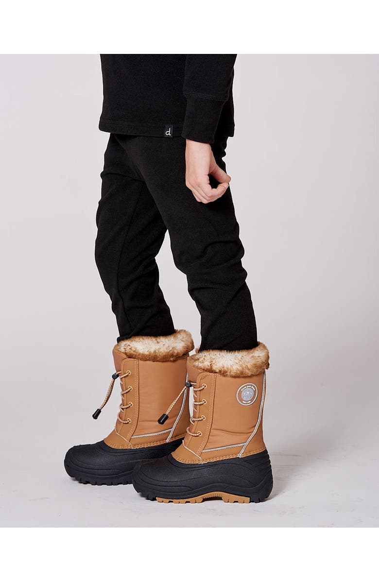 Deux par Deux Kids Gender Inclusive Winter Boots with Removable Liner, Main, color, Brown Sugar