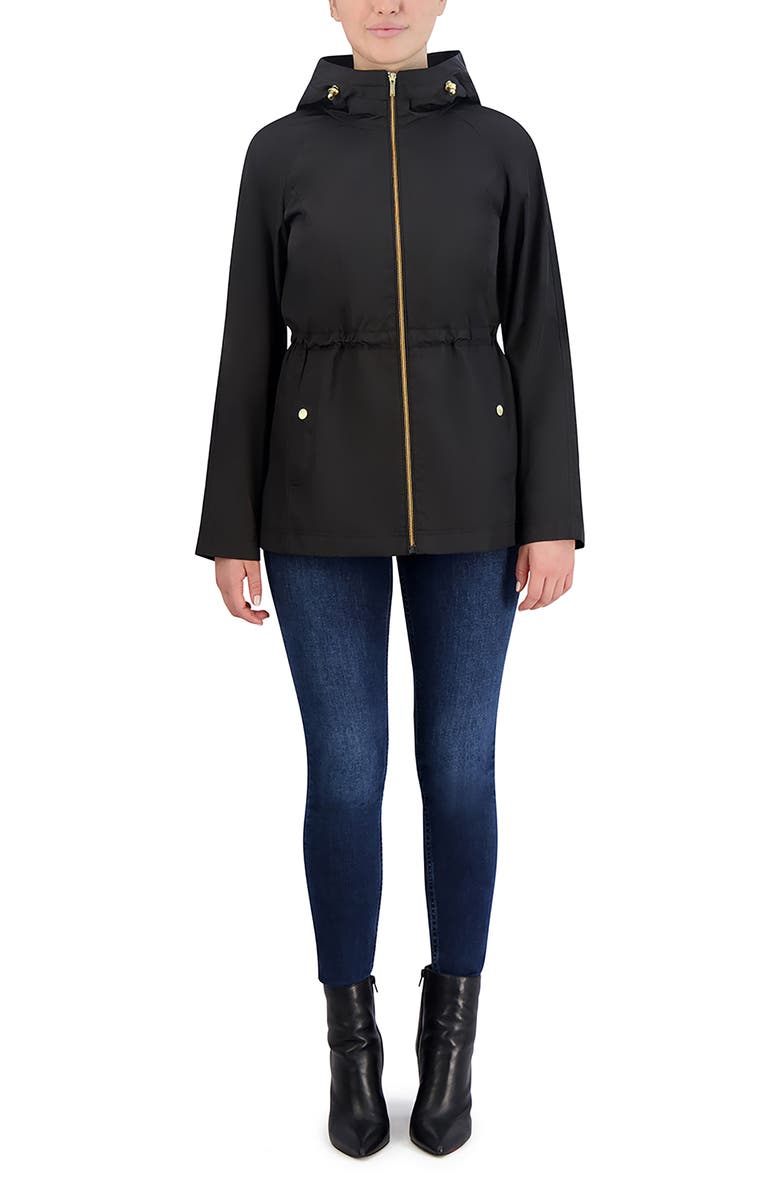 Cole Haan Signature Travel Packable Hooded Rain Jacket, Alternate, color, 