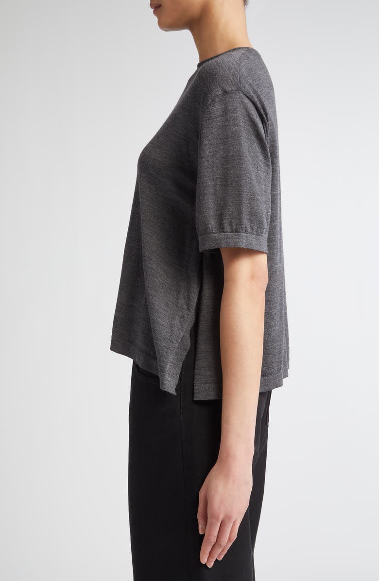 FFORME Ada Wool Blend T-Shirt, Alternate, color, Mid Grey Melange