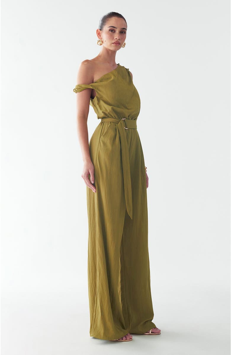 BWLDR Mariah Jumpsuit, Alternate, color, Olive Green