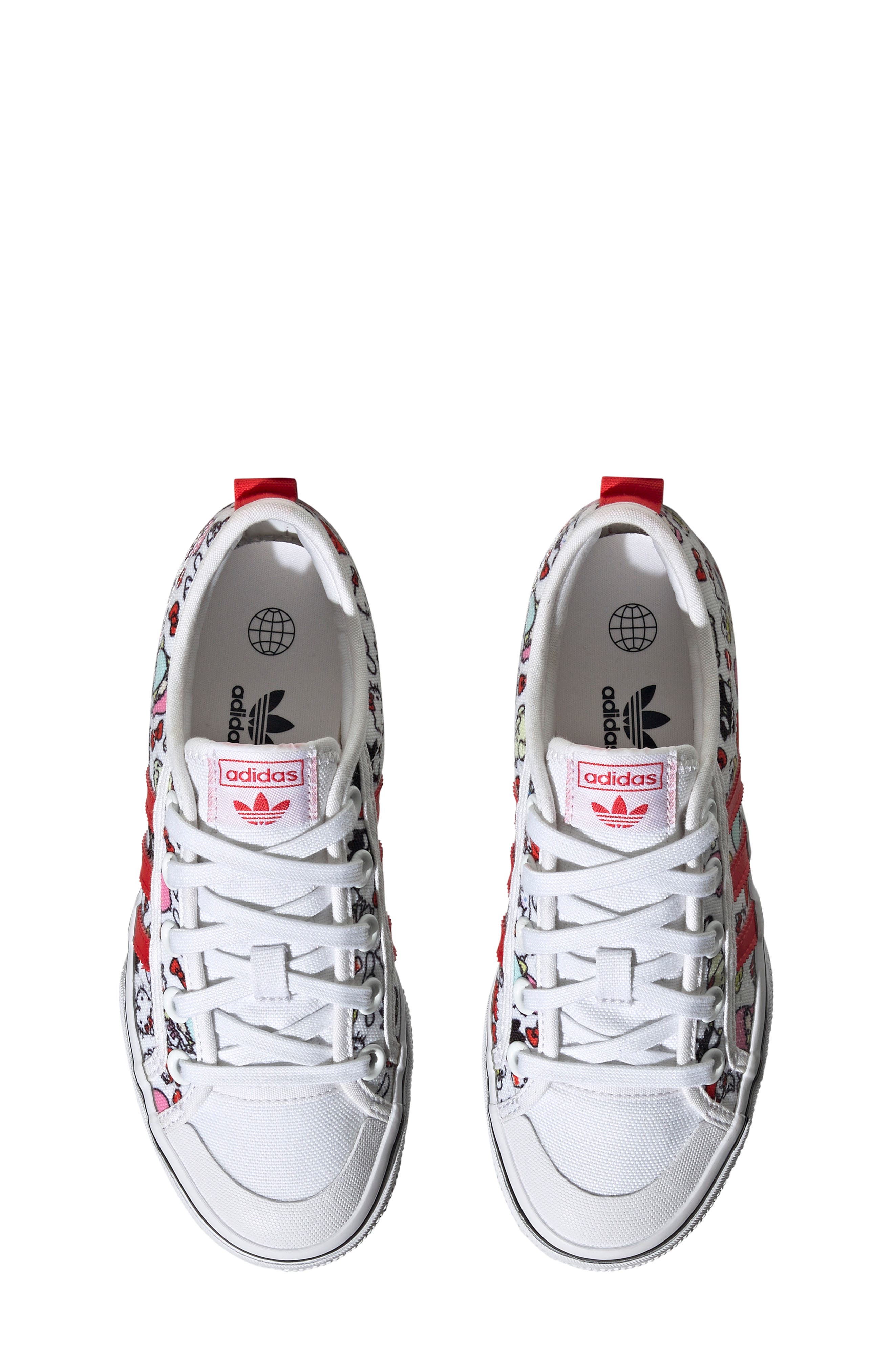 adidas Kids' x Hello Kitty Nizza Platform Sneaker, Alternate, color, 