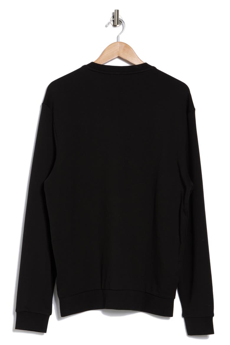 We Boss Appliqué Sweatshirt, Alternate, color, BLACK