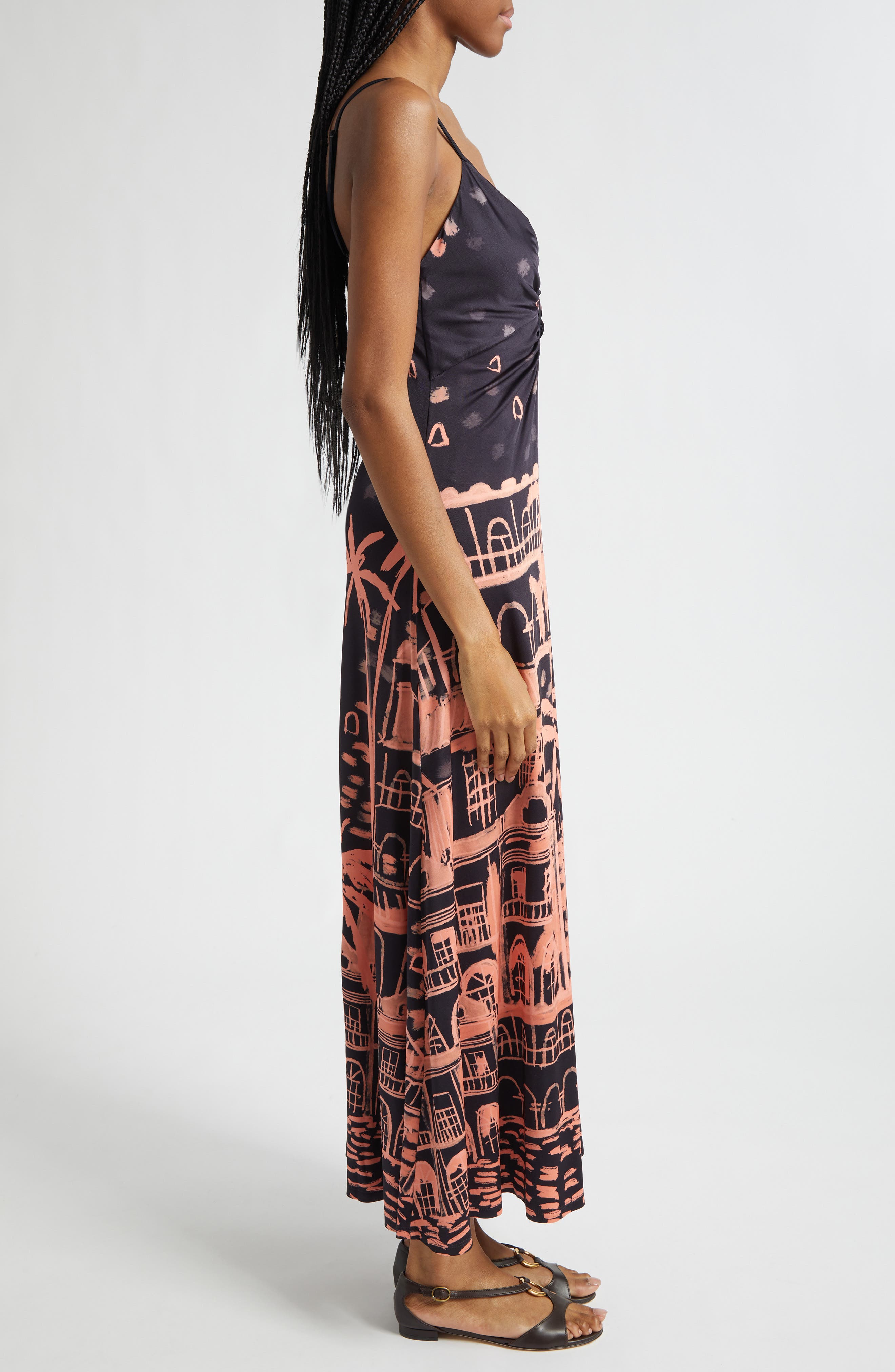 Johanna Ortiz Nuestra Tierra Landscape Print Cutout Shiny Jersey
