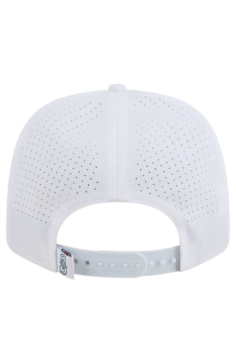 New Era Men's New Era White Seattle Mariners COOLERA 9SEVENTY Adjustable Hat, Alternate, color, White