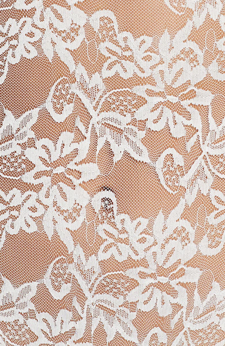 Oh La La Cheri Zara Underwire Open Cup Open Gusset Lace Teddy, Alternate, color, White