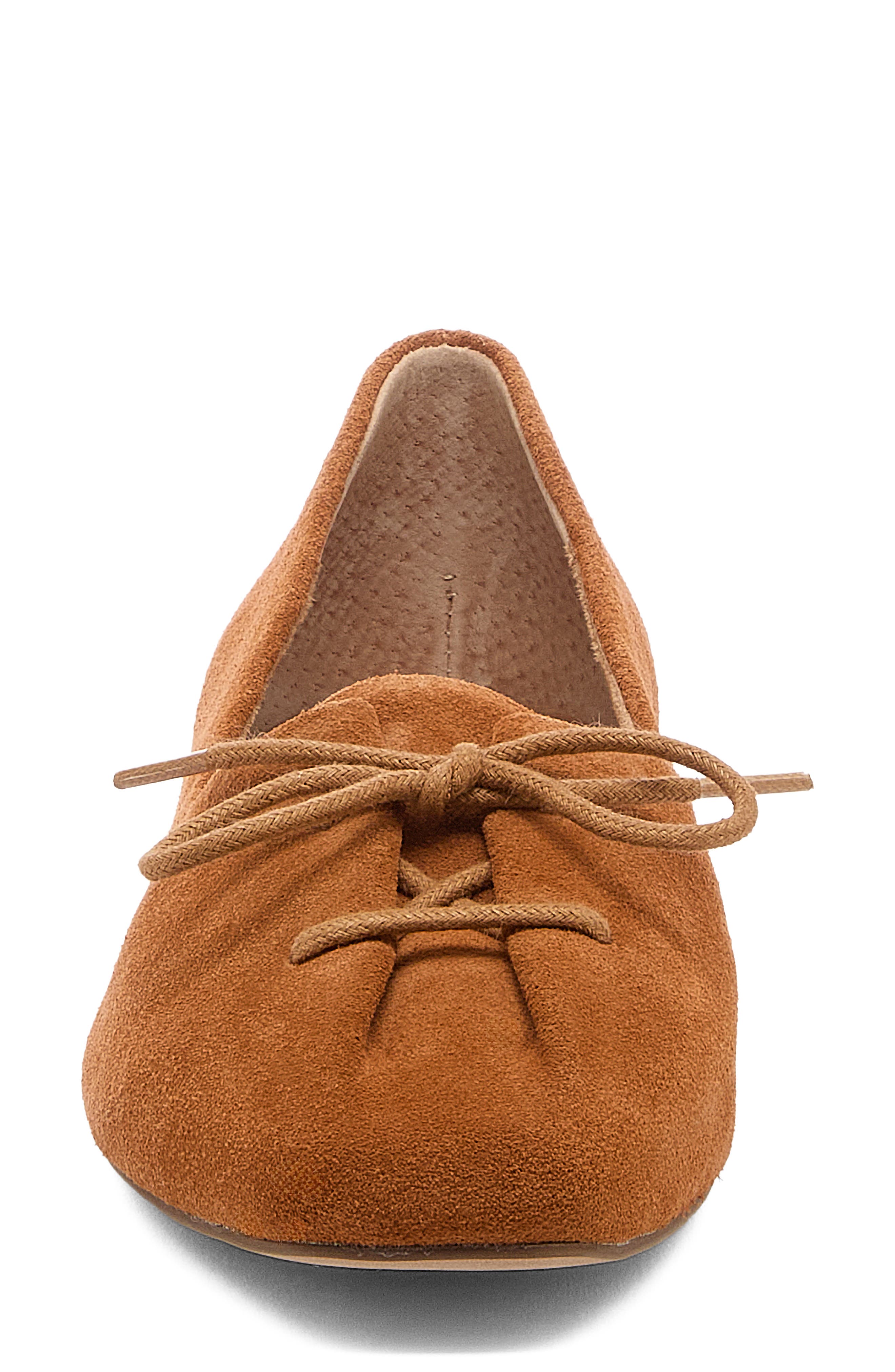 Freddie Ballet Flat, Alternate, color, BURNT COGNAC