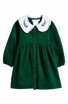 Holly Peter Pan Collar Corduroy Dress