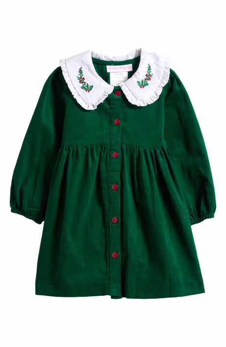 Holly Peter Pan Collar Corduroy Dress