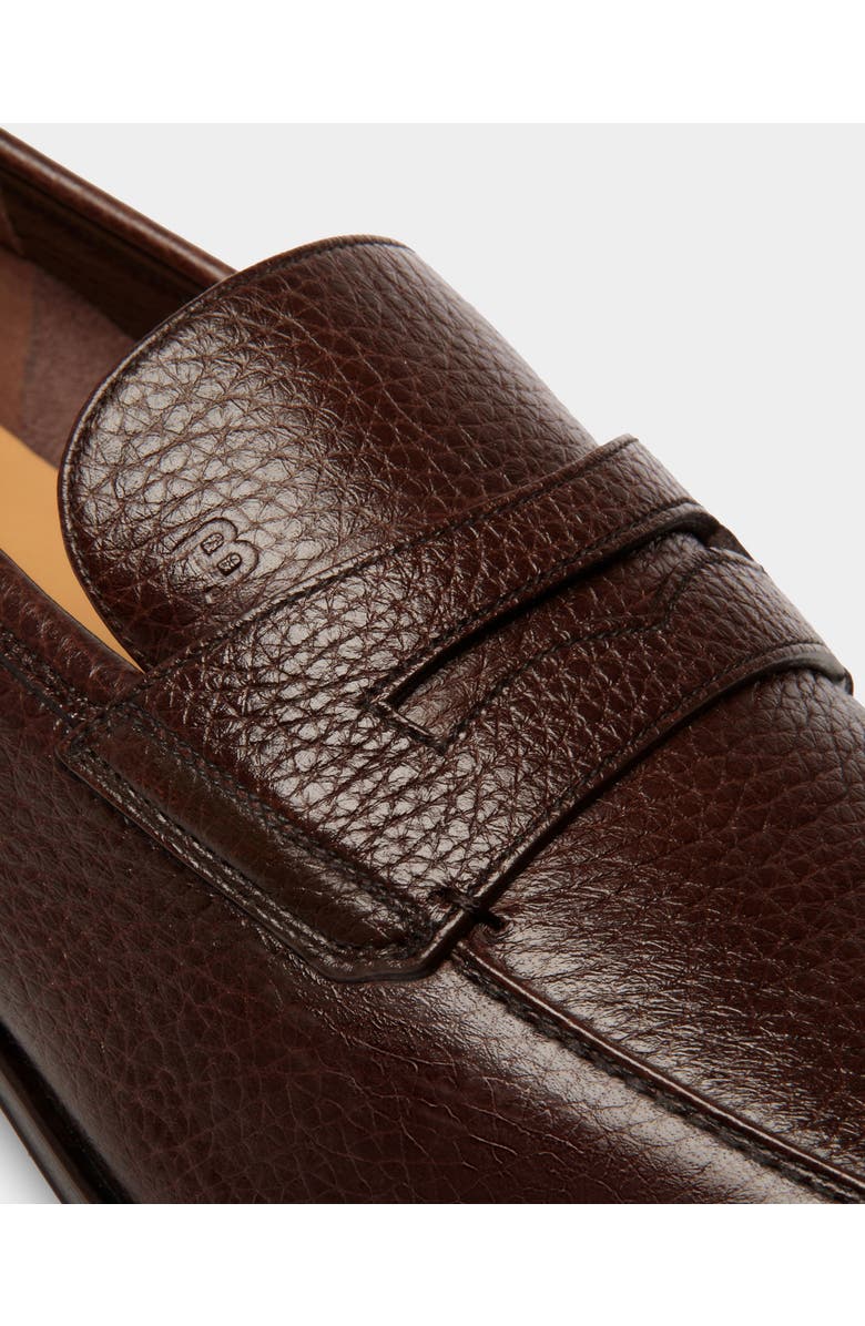 Bally Webb Leather Loafers In Deer Leather, Alternate, color, Brown