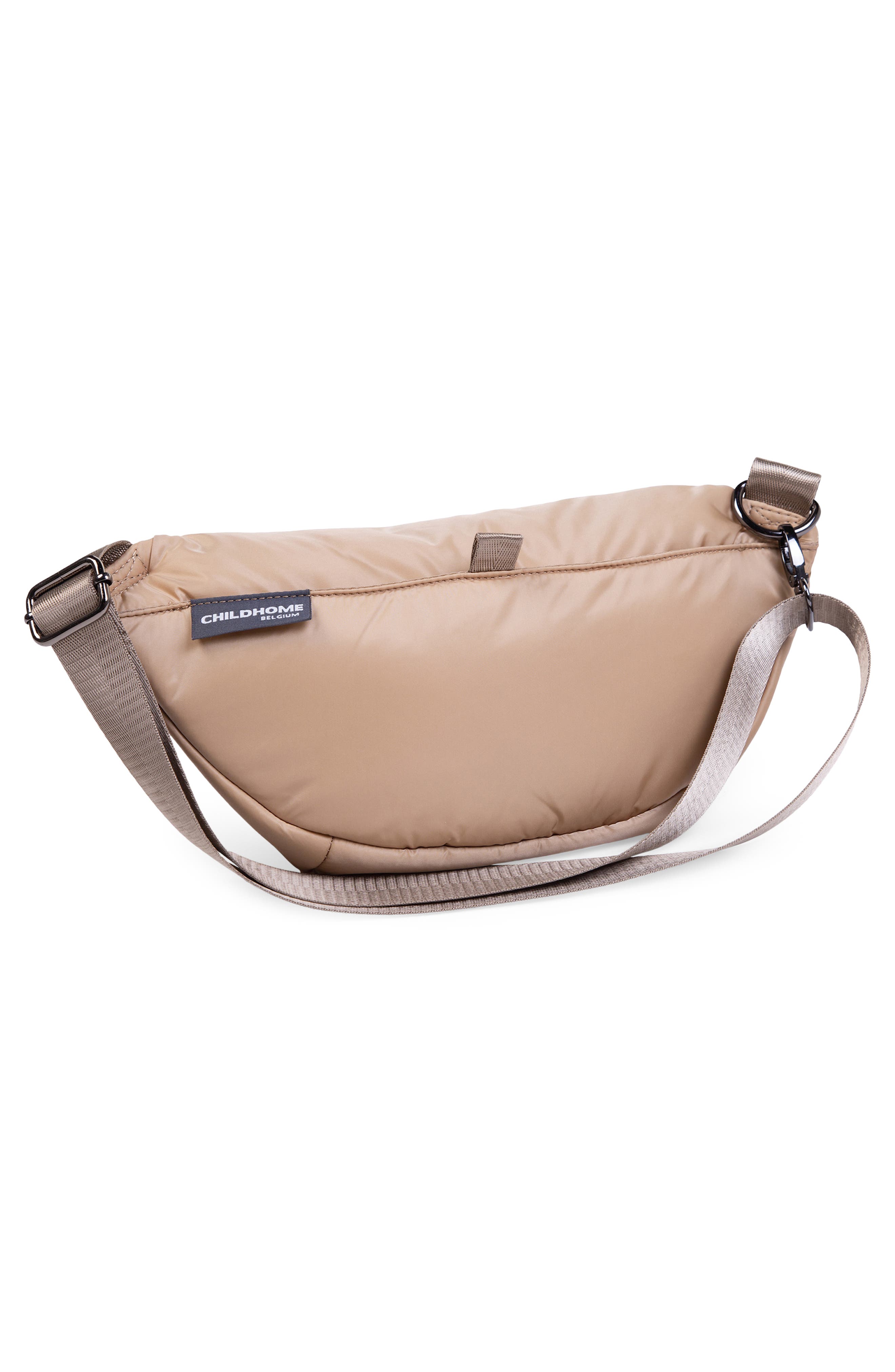 CHILDHOME On The Go Water Repellent Belt Bag, Alternate, color, Puffer Beige