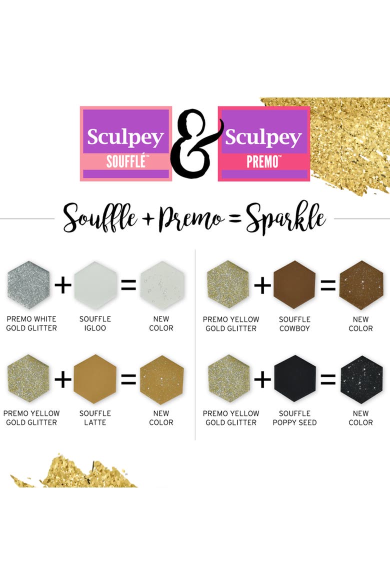Multipack, Premo + Souffle, 24 Unique Color Glitter Bars, Alternate, color, Multicolored