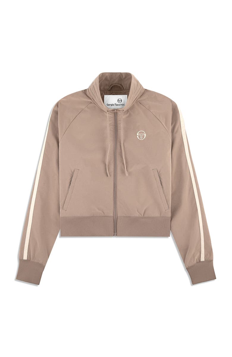 Sergio Tacchini Pippa Track Jacket, Alternate, color, Taupe Grey