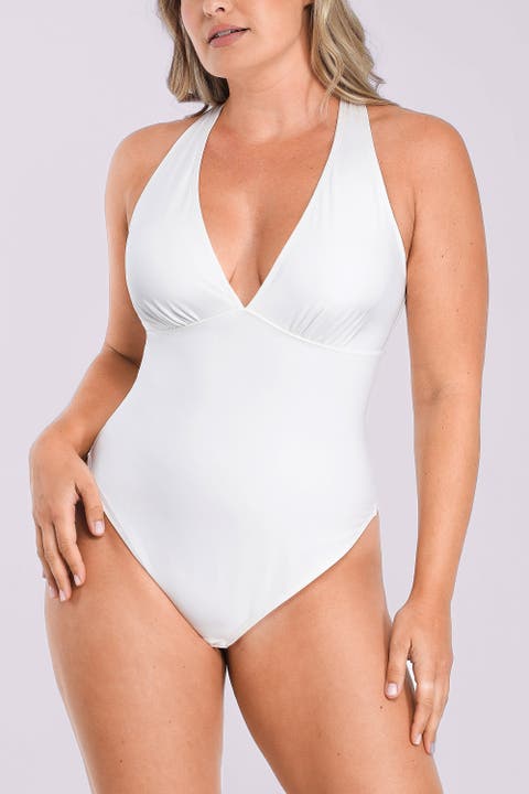 AirSlim Deep V-Neck Cross Back Shaping Bodysuit